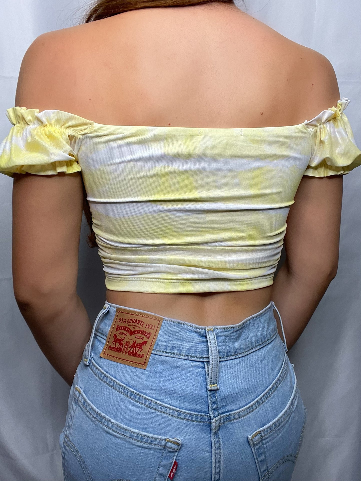 Layla Mesh Top (Lemon)