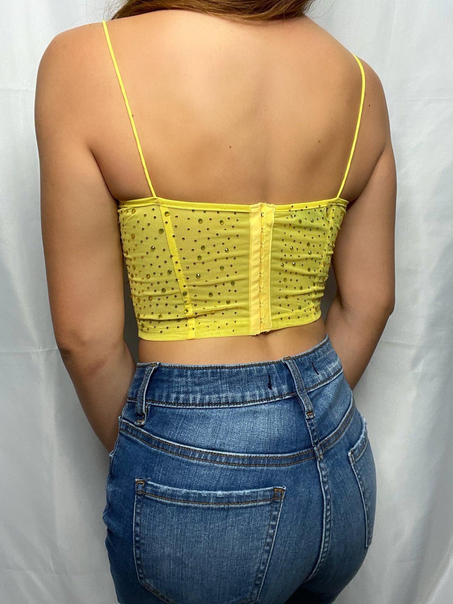 Holli Cami Bustier Top (Yellow)